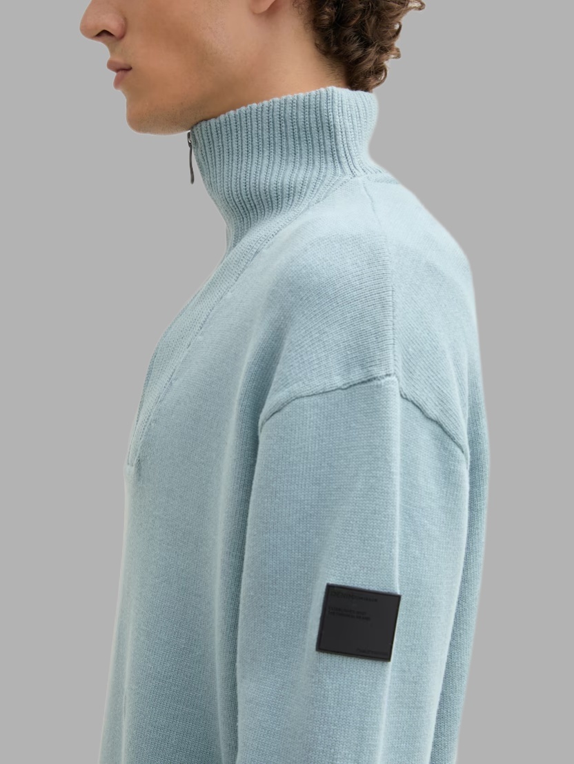 Tom Tailor Relaxed knit troyer 1044423