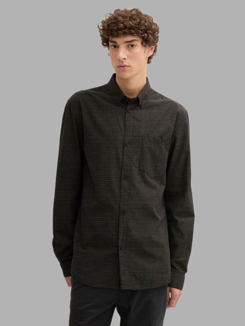 Tom Tailor Fitted structured shirt 1042557