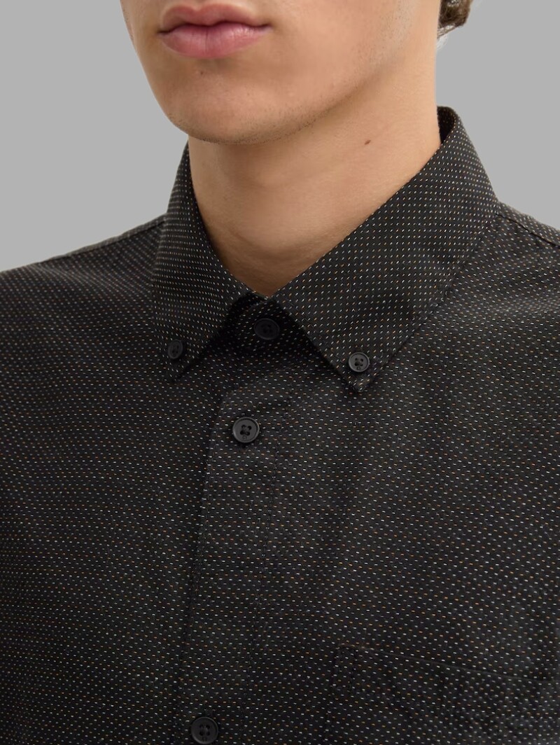 Tom Tailor Fitted structured shirt 1042557