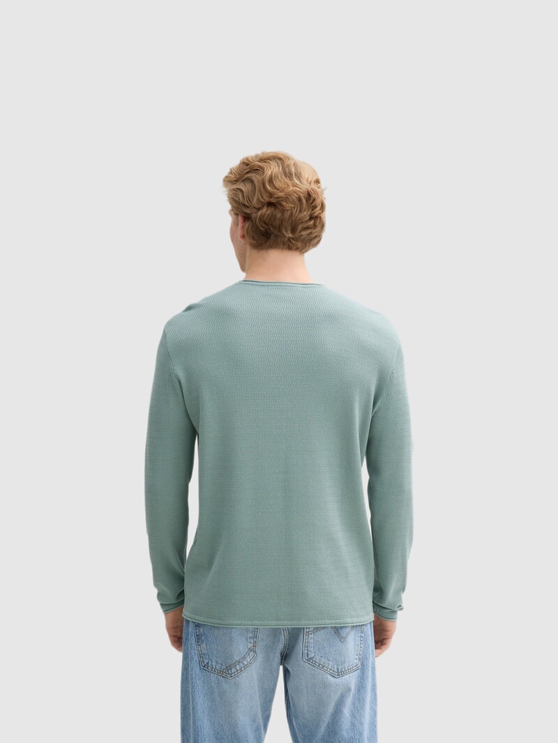 Tom Tailor Structured roll edge knit 1042517
