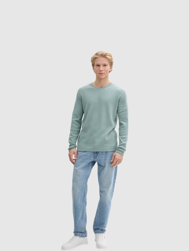Tom Tailor Structured roll edge knit 1042517