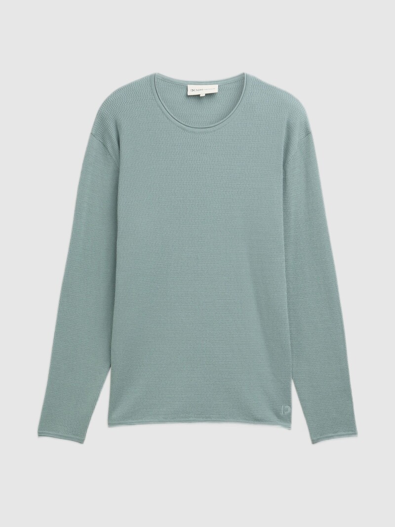 Tom Tailor Structured roll edge knit 1042517