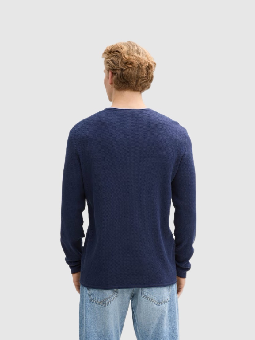 Tom Tailor Structured roll edge knit 1042517