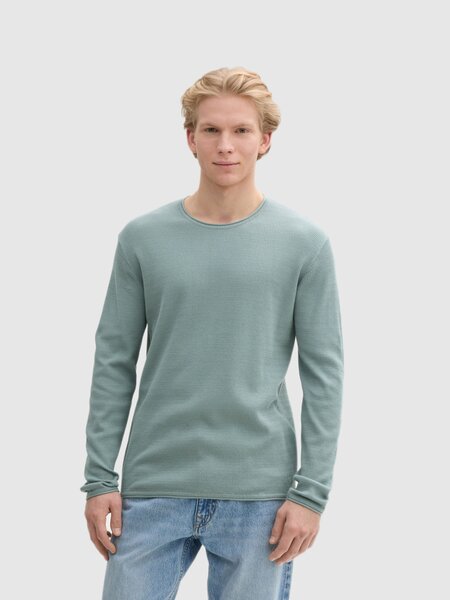 Tom Tailor Structured roll edge knit 1042517