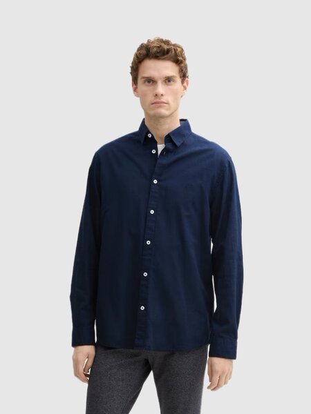 Tom Tailor Chambray slubyarn shirt 1045087