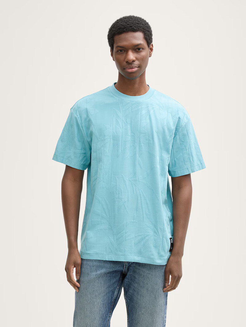 Tom Tailor Relaxed Jacquard t-shirt 1045052