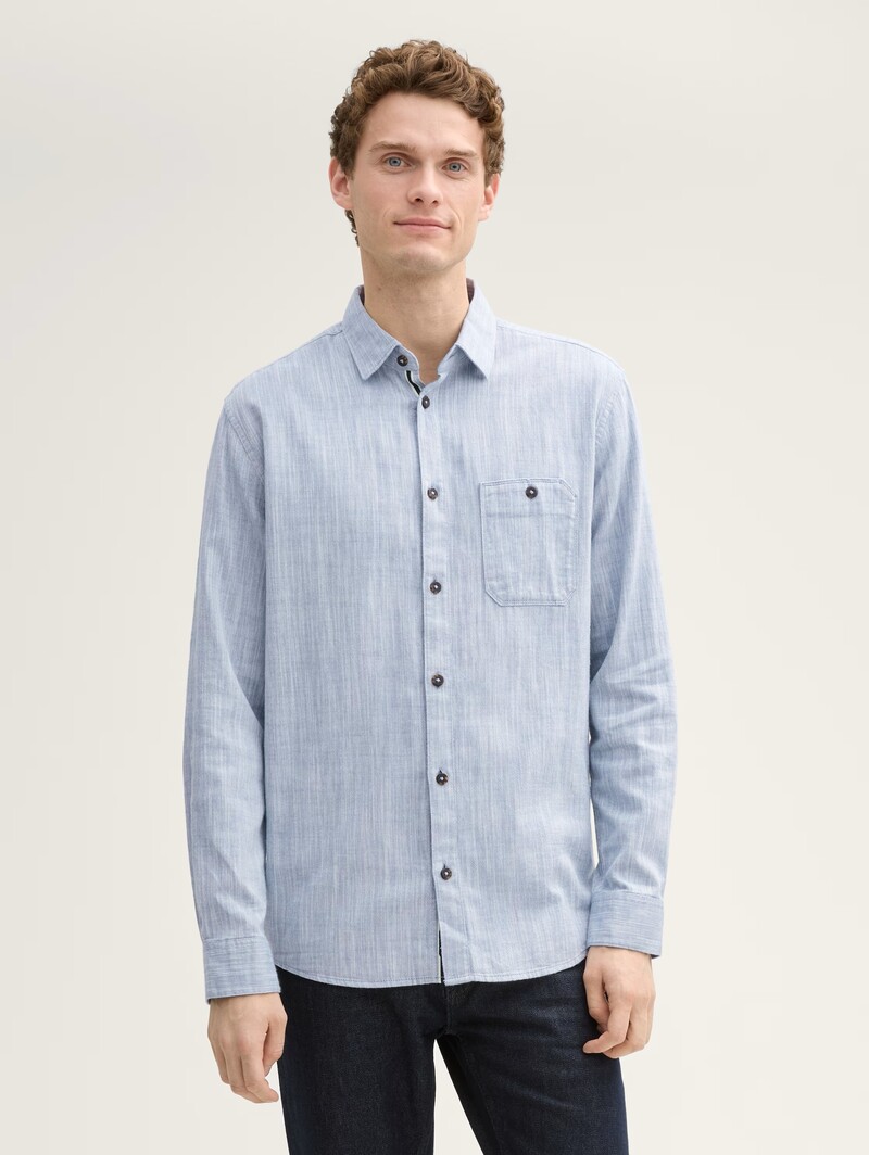 Tom Tailor Twill slubyarn shirt 1045078