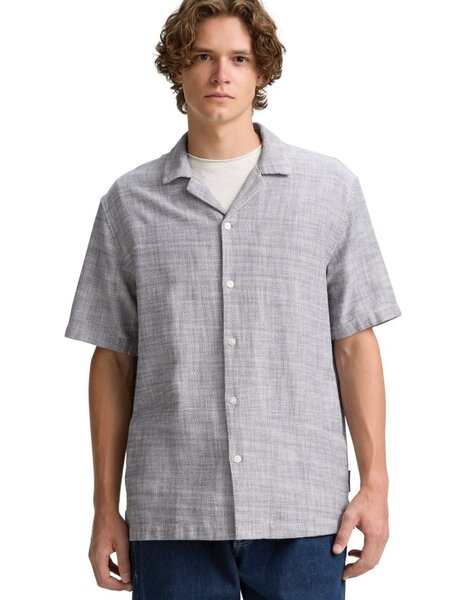 Tom Tailor Relaxed structured shirt 1046179