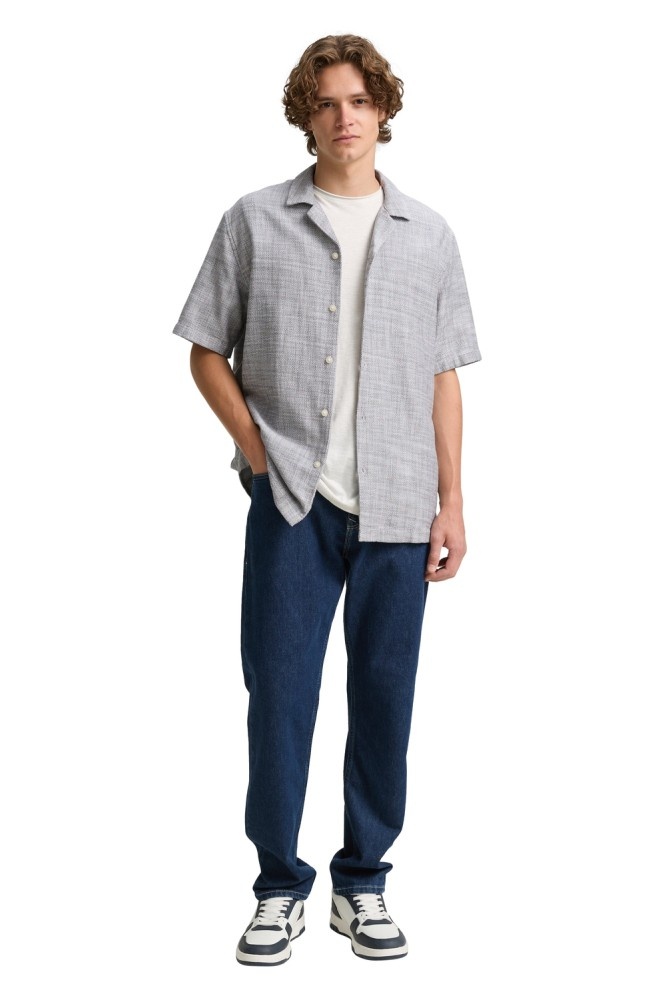 Tom Tailor Relaxed structured shirt 1046179