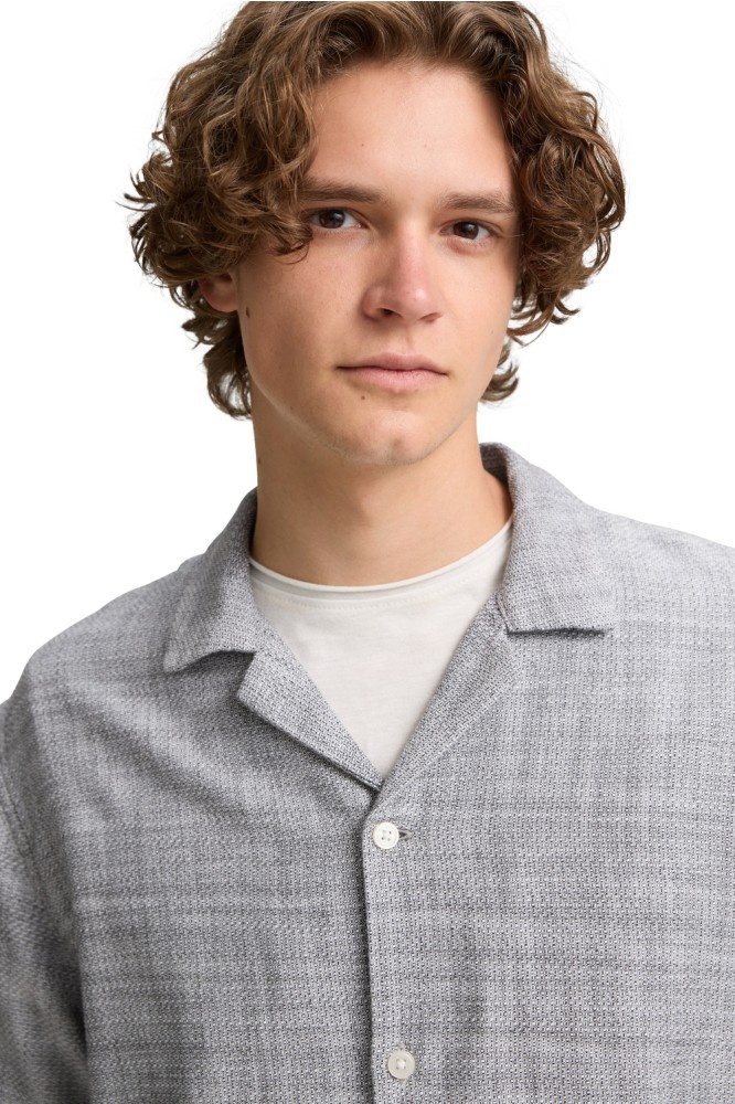 Tom Tailor Relaxed structured shirt 1046179