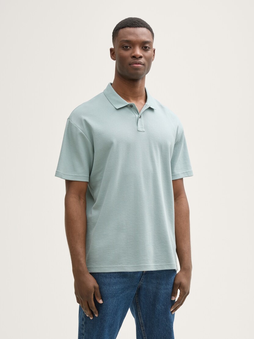 Tom Tailor Relaxed structured polo 1046281