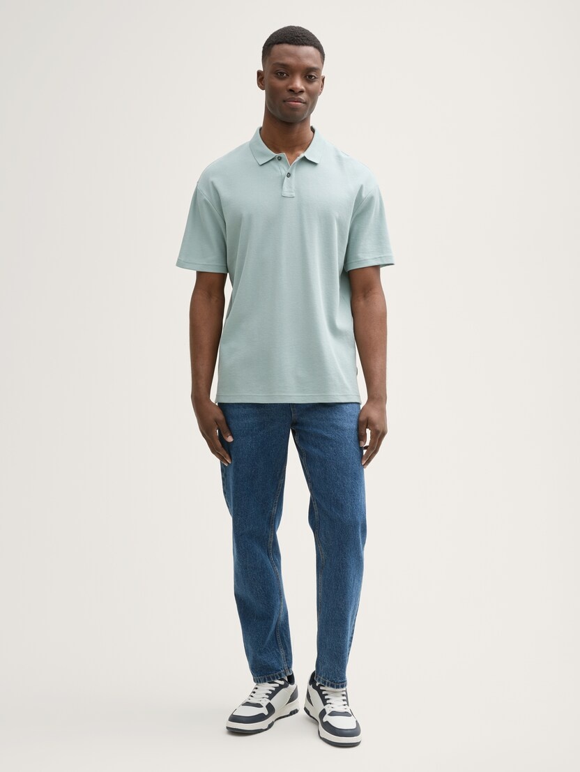 Tom Tailor Relaxed structured polo 1046281