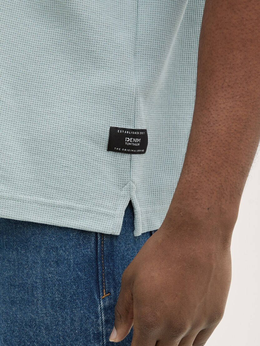 Tom Tailor Relaxed structured polo 1046281