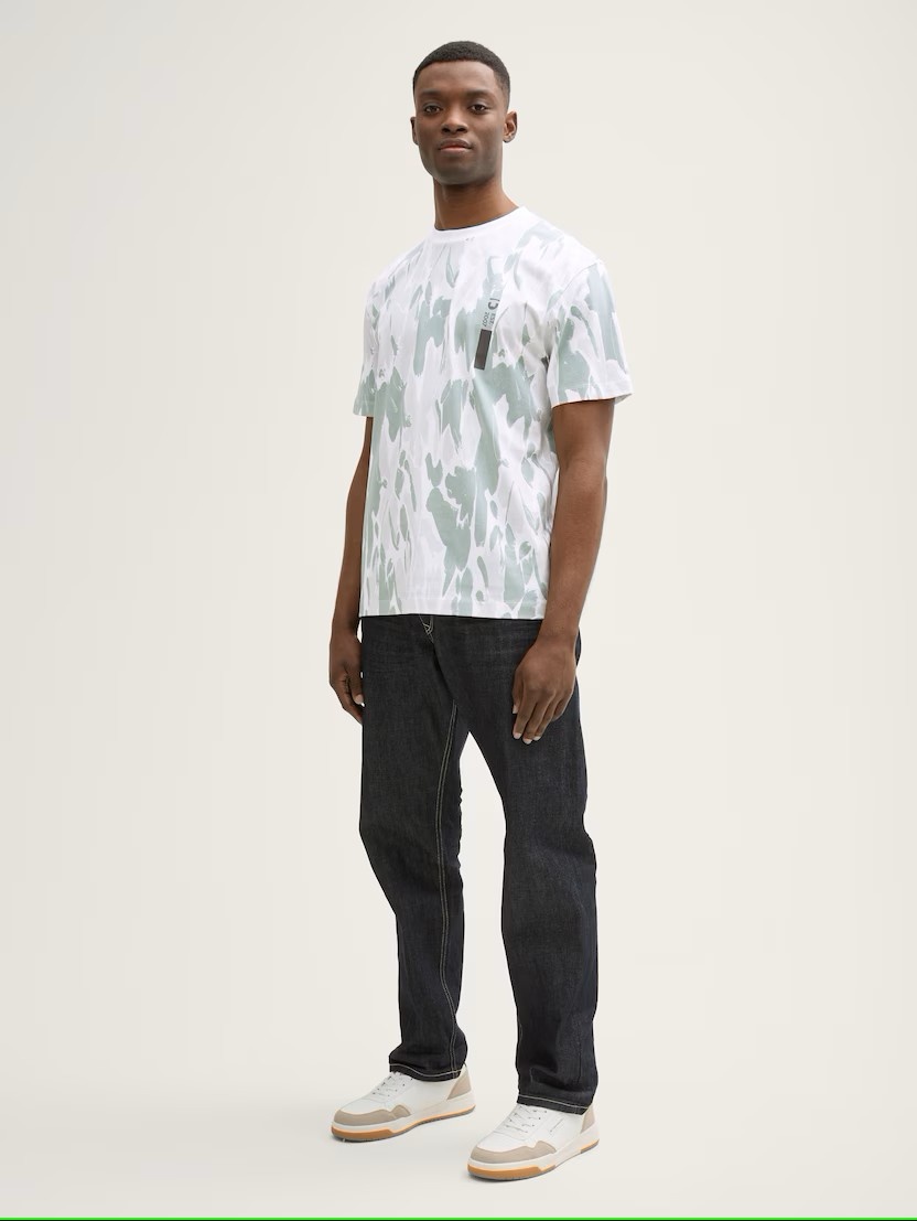 Tom Tailor Relaxed allover print t-shirt 1046115