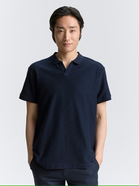 Tom Tailor Structured resort collar polo 1046746