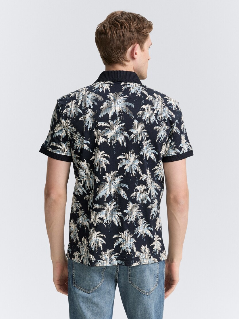 Tom Tailor Polo shirt with pattern 1046775