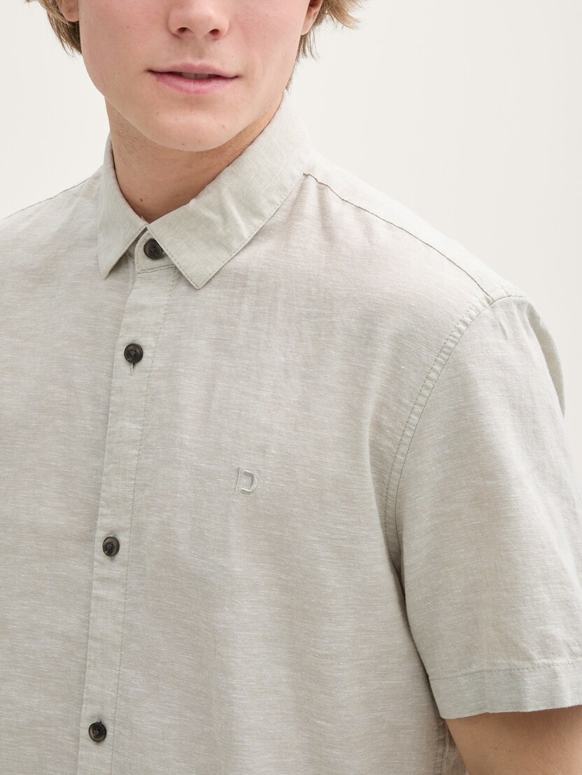 Tom Tailor Cotton linen shirt 1045188