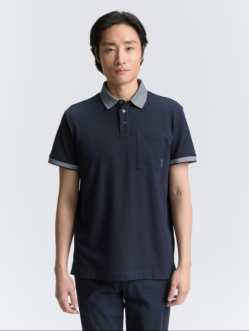 Tom Tailor Detailed printed Polo Shirt 1046773