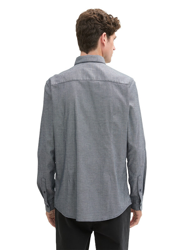 Tom Tailor Fitted structure stretch shirt 1043804