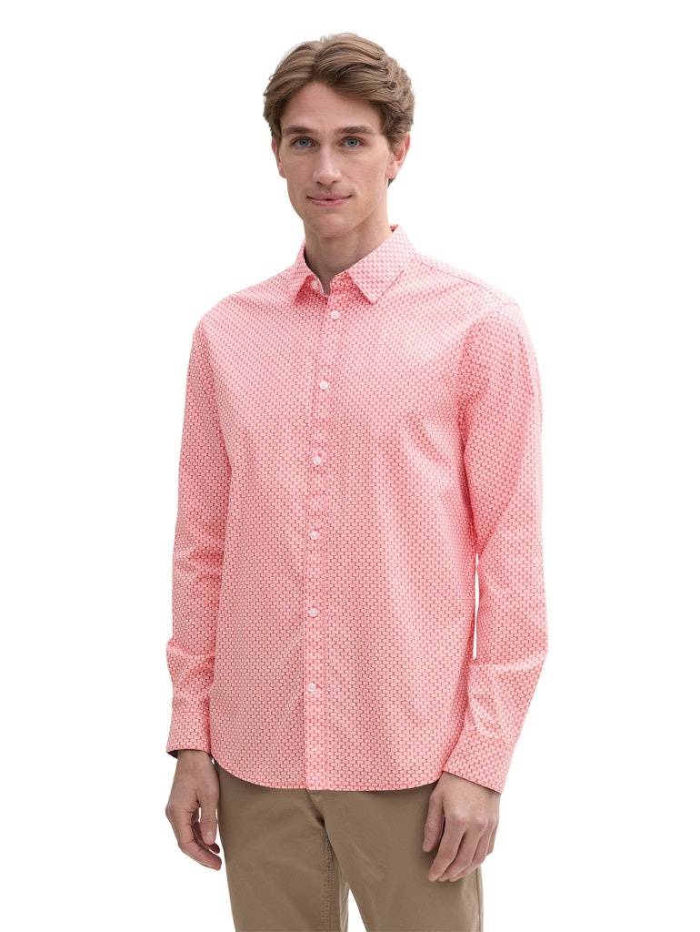 Tom Tailor Printed stretch shirt 1045934