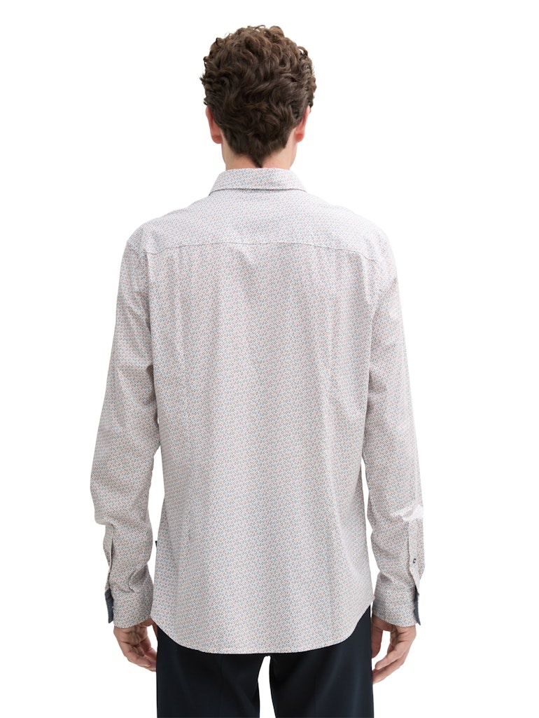 Tom Tailor Fitted printed stretch shirt 1045935