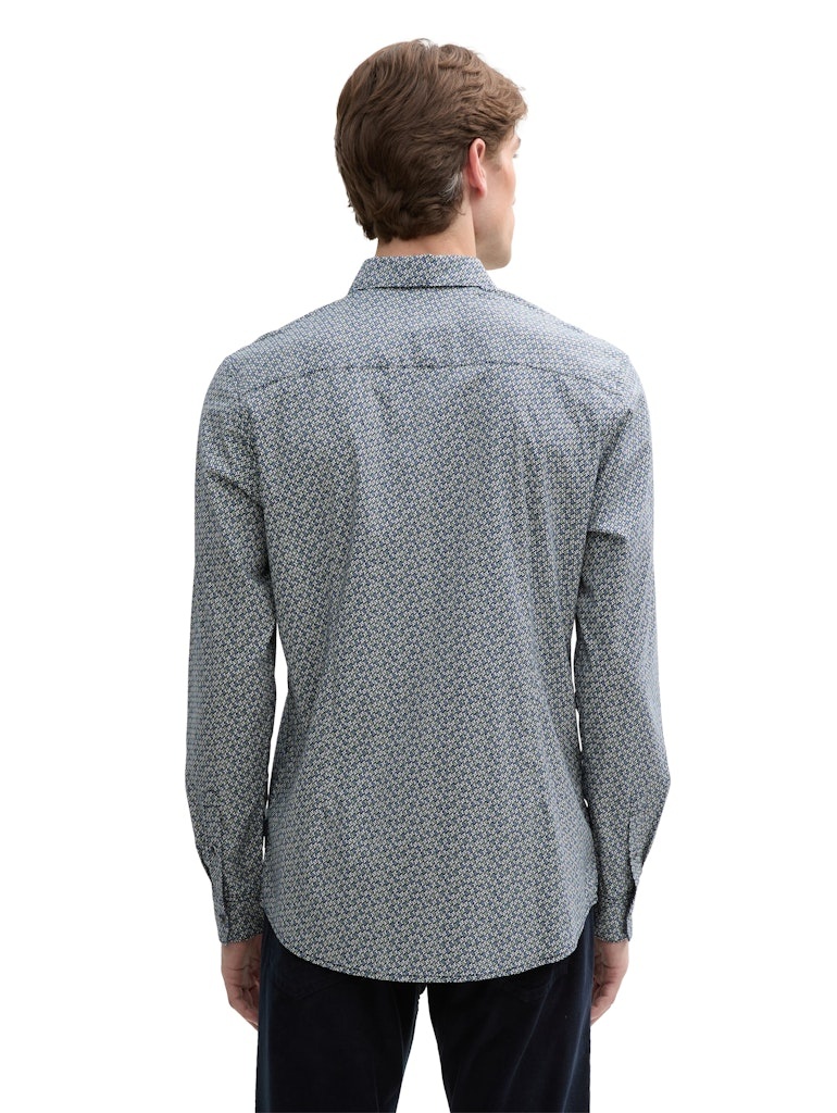 Tom Tailor Fitted printed stretch shirt 1045935