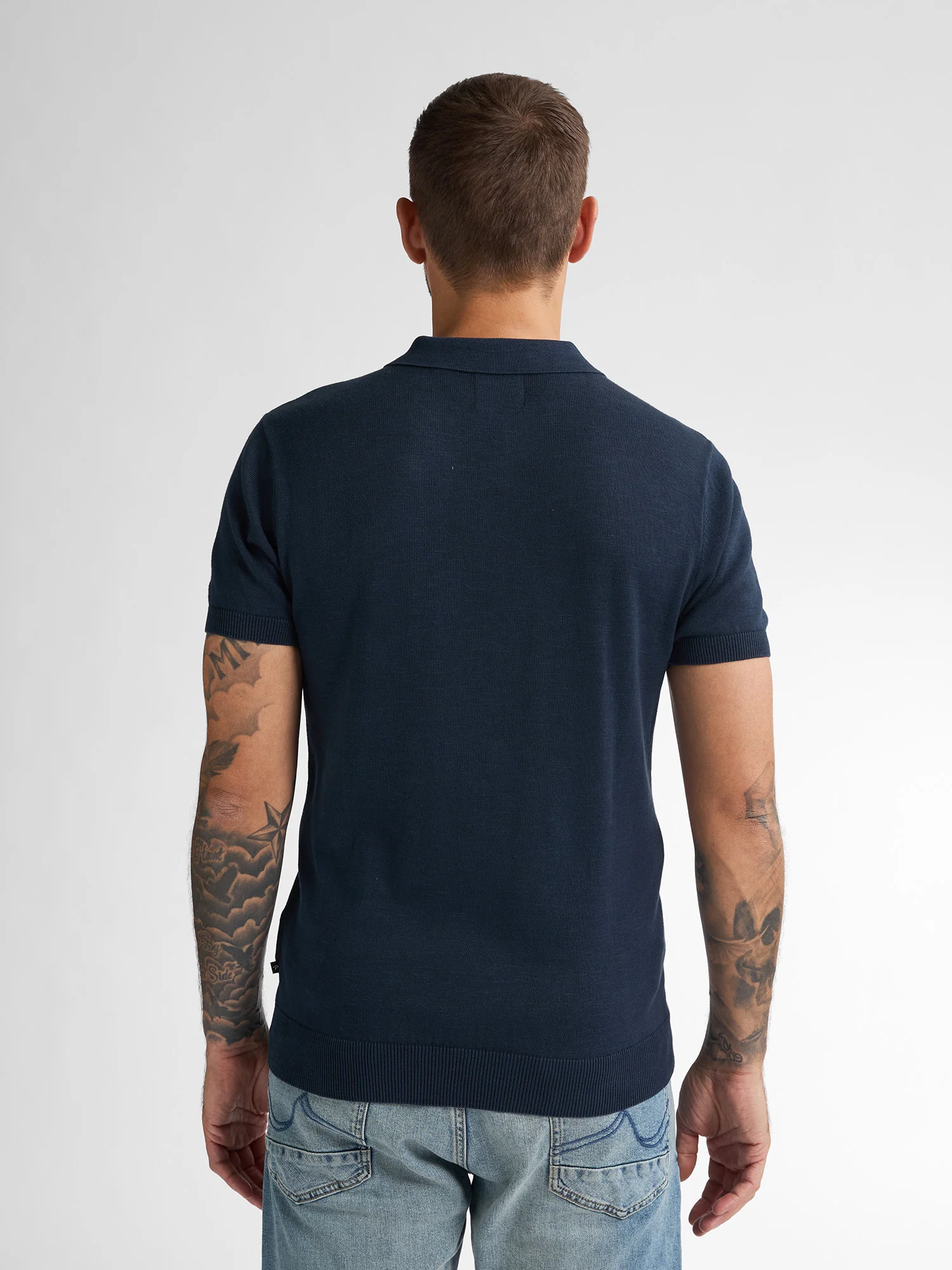 Petrol Polo Knitwear M-1050-KWC207