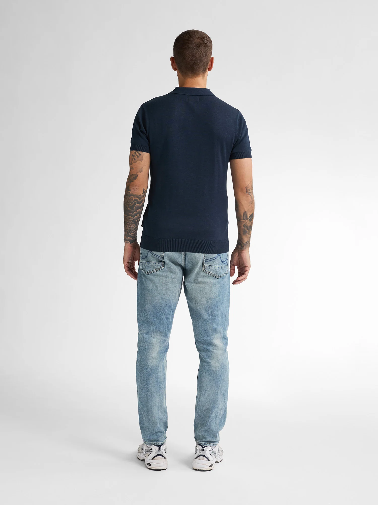 Petrol Polo Knitwear M-1050-KWC207