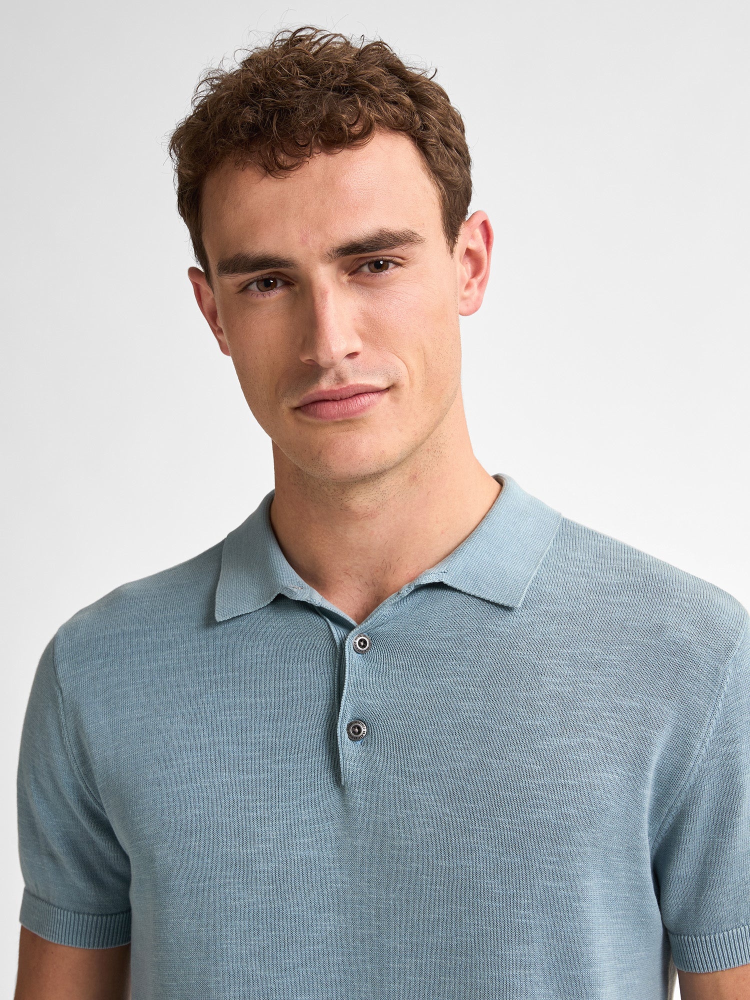 Petrol Polo Knitwear M-1050-KWC207