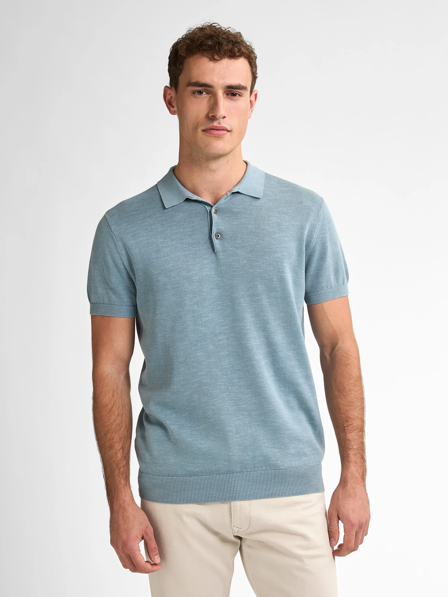 Petrol Polo Knitwear M-1050-KWC207