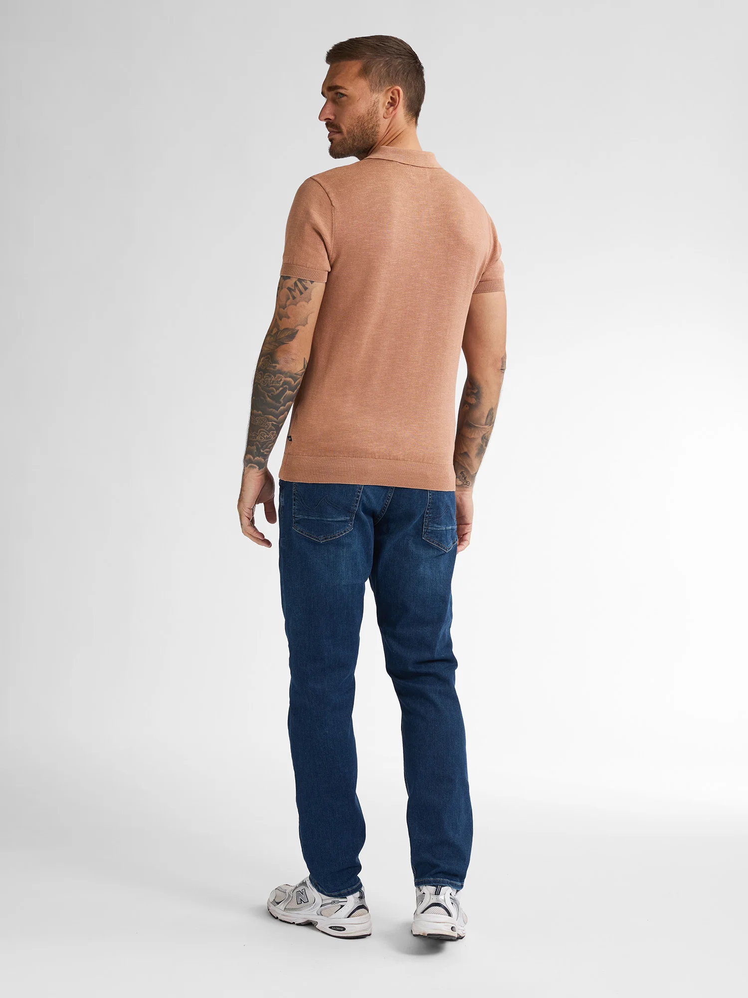 Petrol Polo Knitwear M-1050-KWC207
