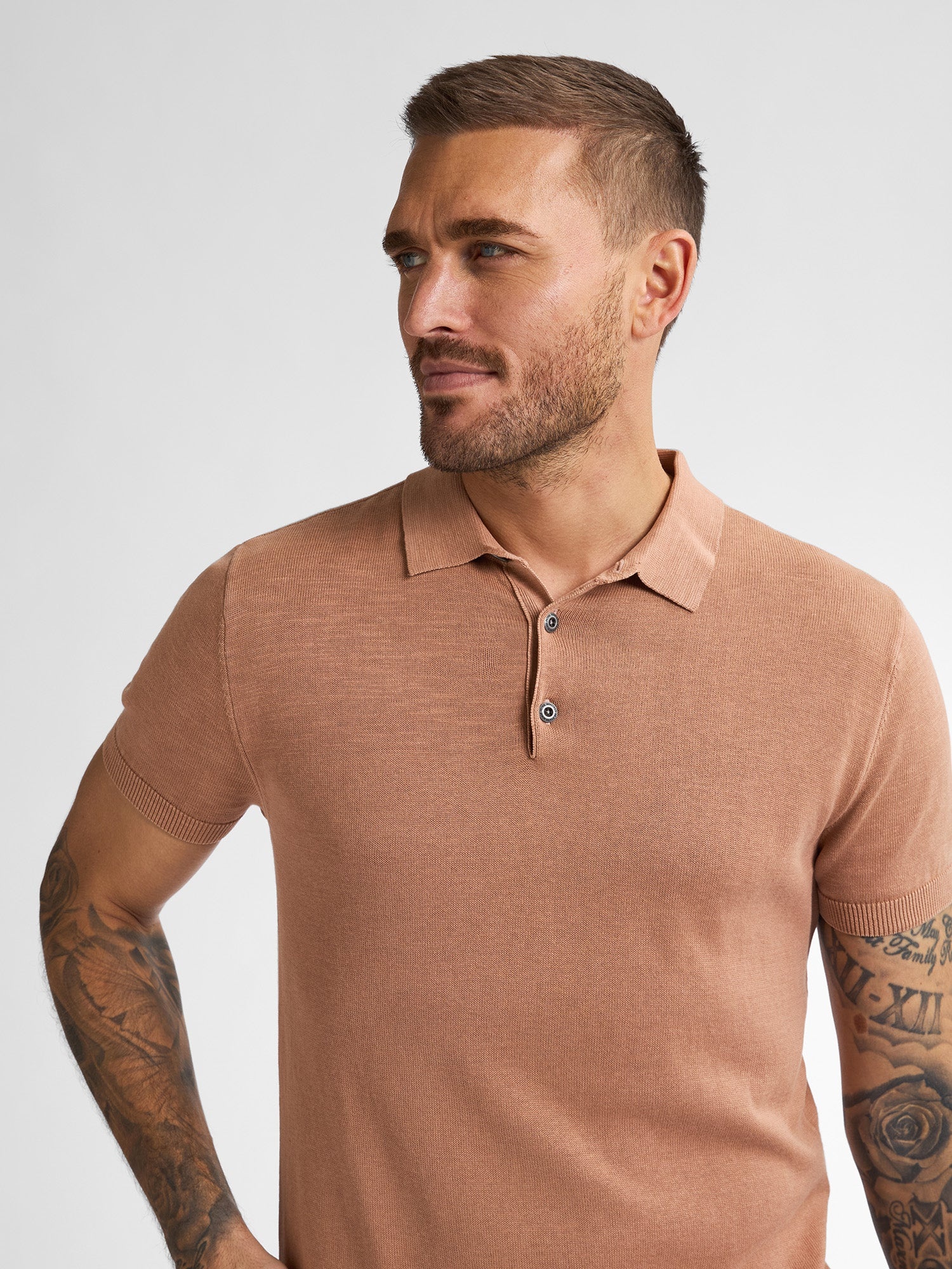 Petrol Polo Knitwear M-1050-KWC207