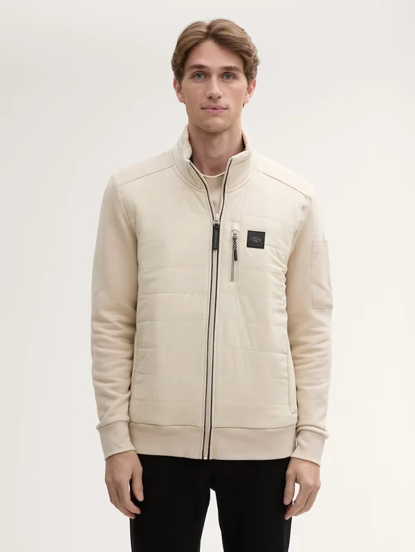 Tom Tailor Hybrid sweat-jacket 1045947