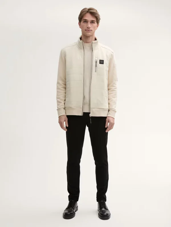 Tom Tailor Hybrid sweat-jacket 1045947