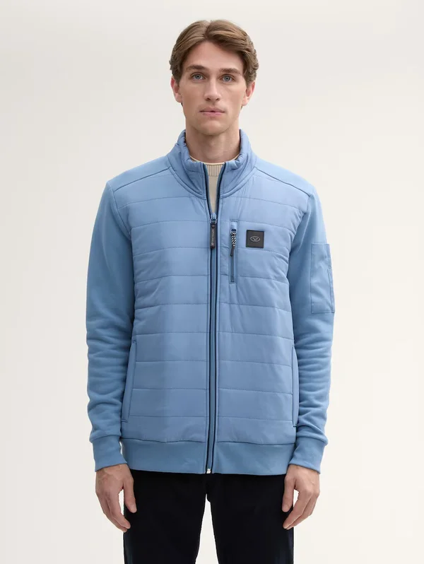 Tom Tailor Hybrid sweat-jacket 1045947