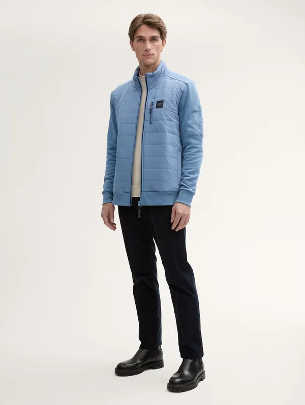 Tom Tailor Hybrid sweat-jacket 1045947