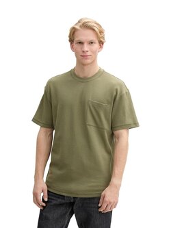 Tom Tailor Relaxed structured T-shirt 1045018