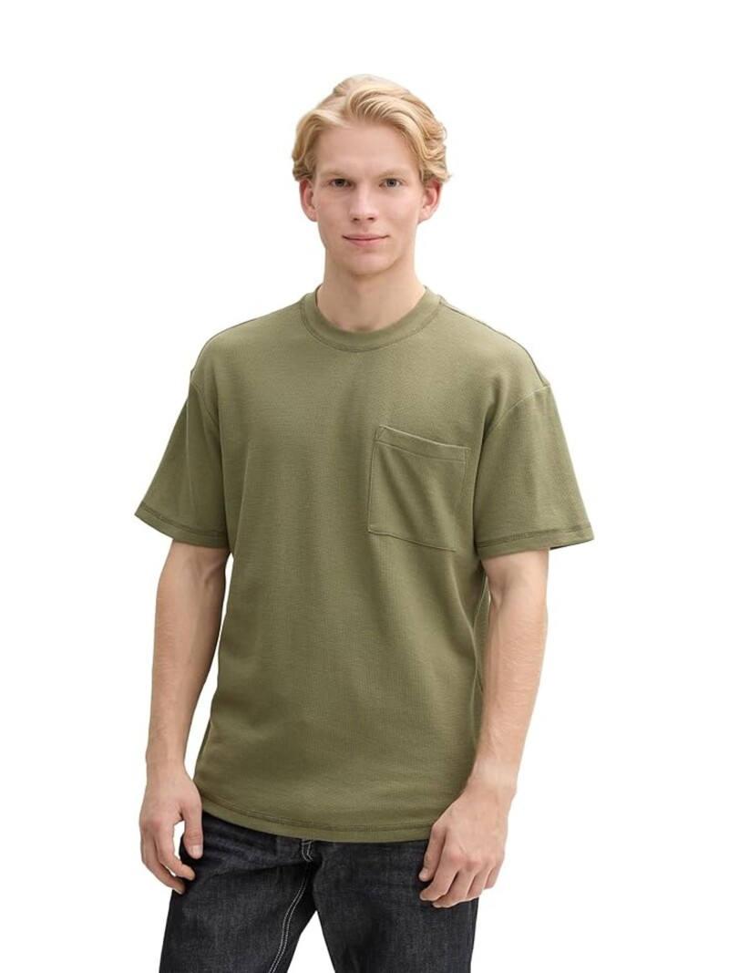 Tom Tailor Relaxed structured T-shirt 1045018