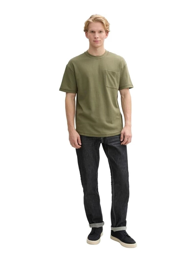 Tom Tailor Relaxed structured T-shirt 1045018