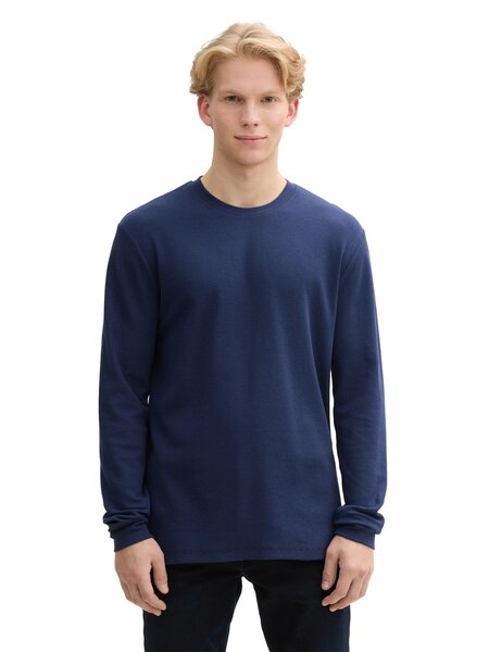 Tom Tailor Structured longsleeve 1045019