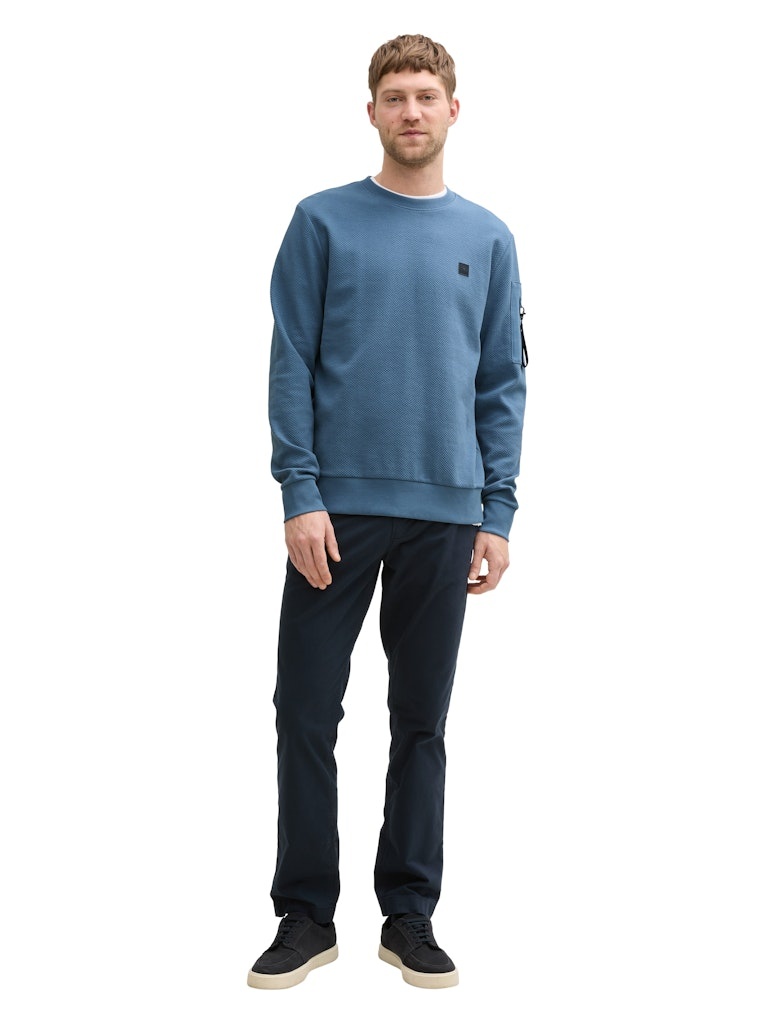Tom Tailor Structured crew-neck sweater 1045686