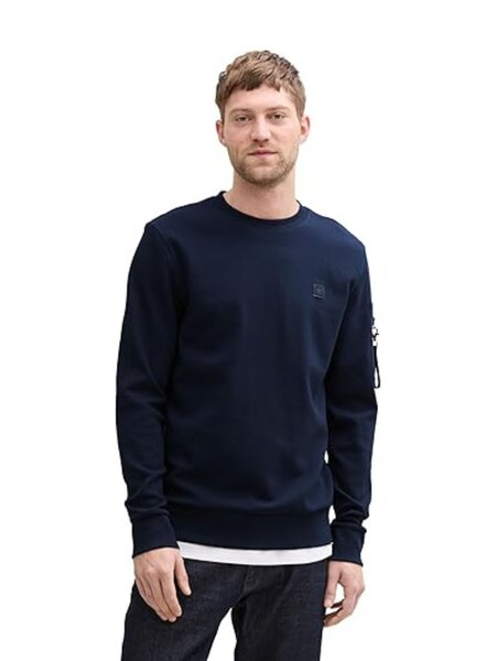Structured crew-neck sweater 1045686