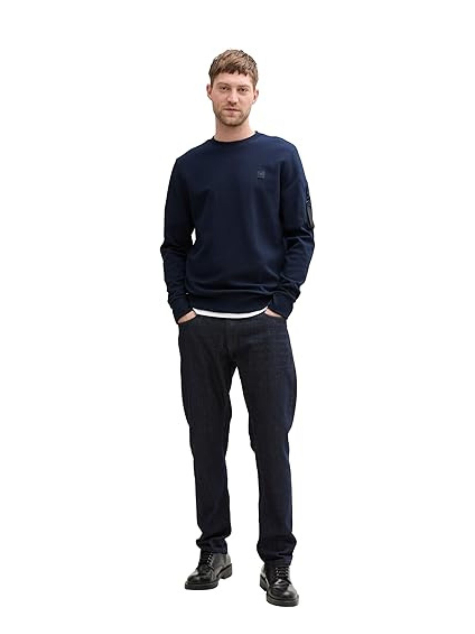 Tom Tailor Structured crew-neck sweater 1045686