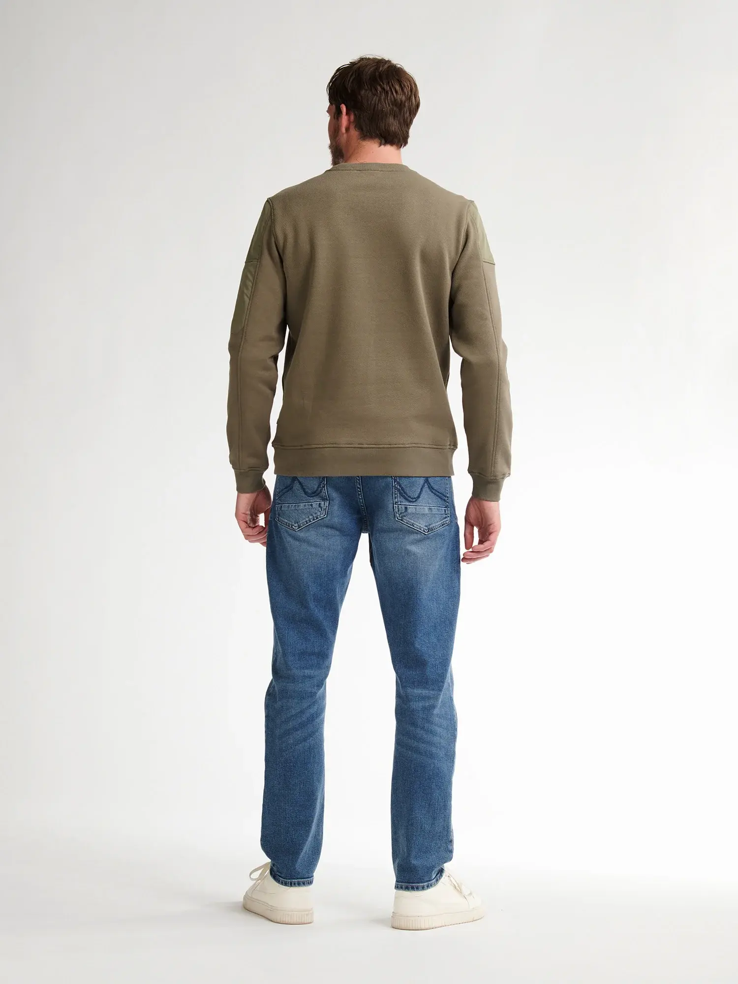 Petrol Sweater crewneck M-3050-SWR333