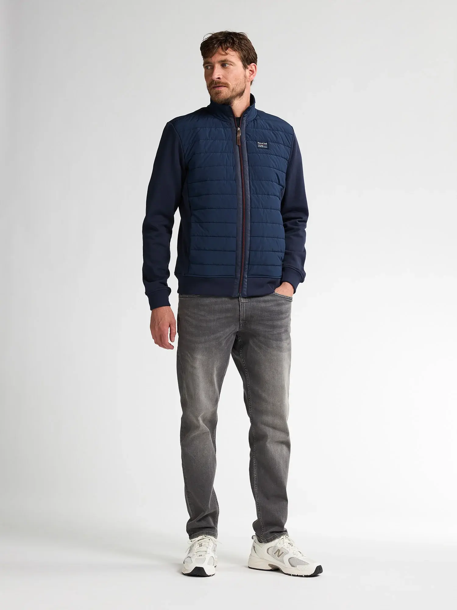 Petrol Sweater zip M-3050-SWC316