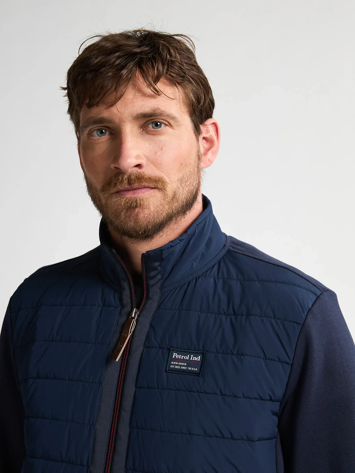 Petrol Sweater zip M-3050-SWC316