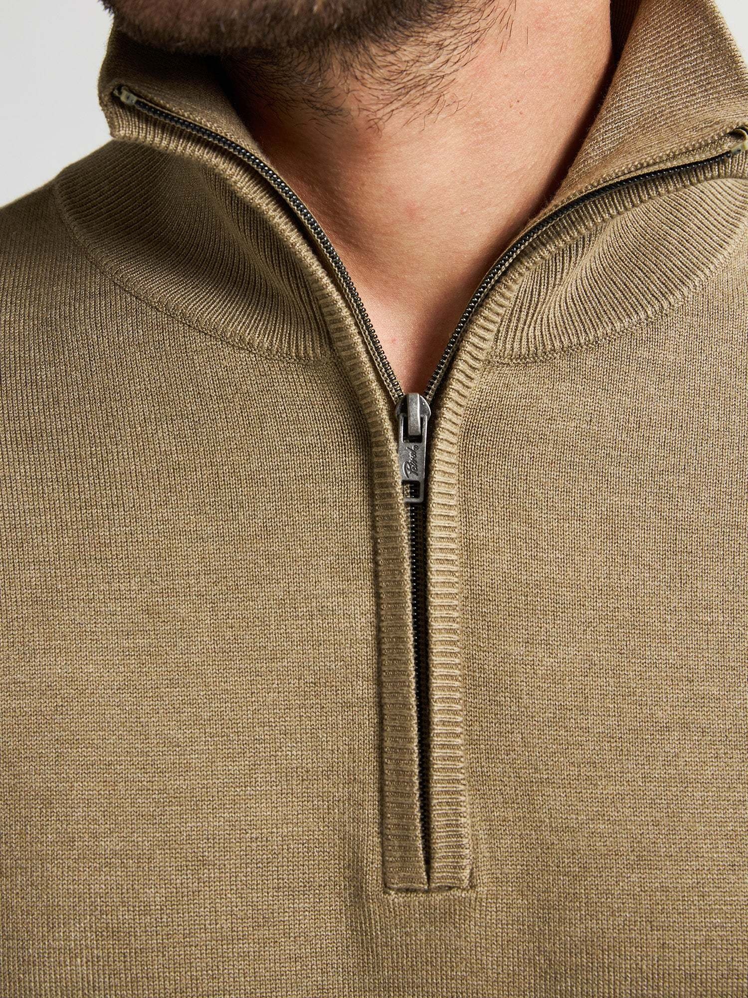 Petrol Half-zip Sweater M-3050-KWC218