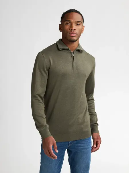 Petrol Half-zip Sweater M-3050-KWC218