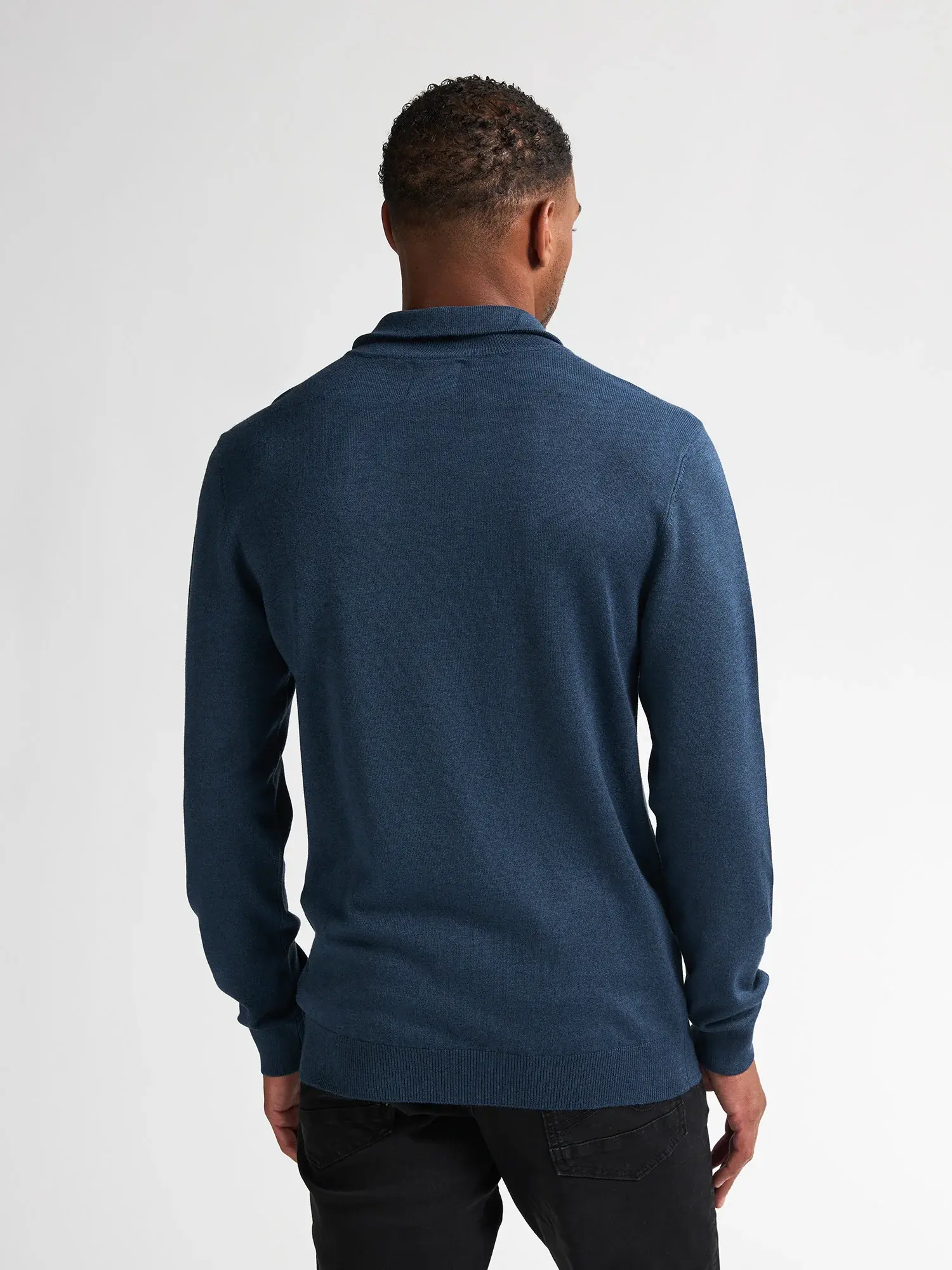 Petrol Half-zip Sweater M-3050-KWC218