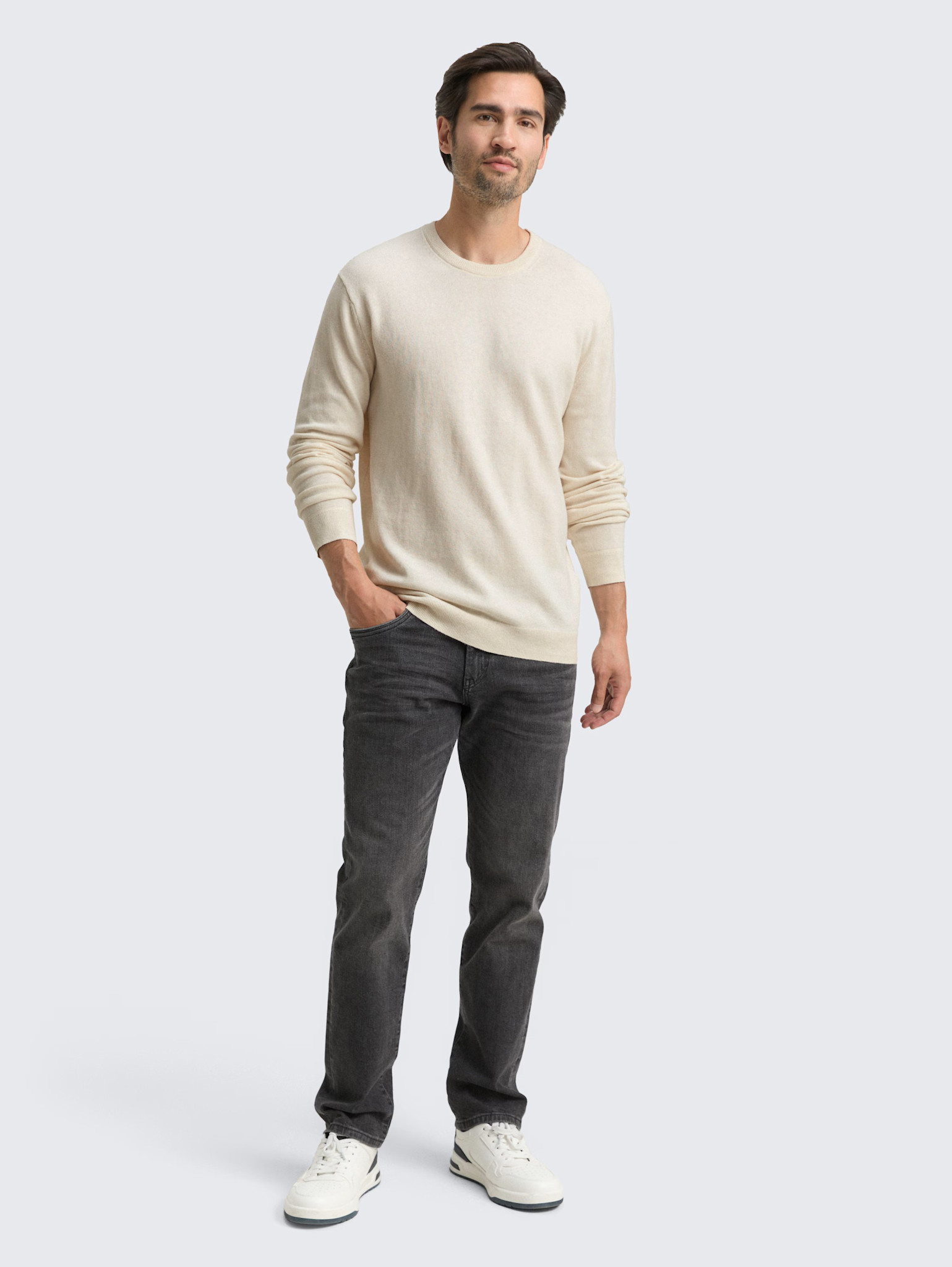 Tom Tailor Cashmere Trui Creweneck 48026